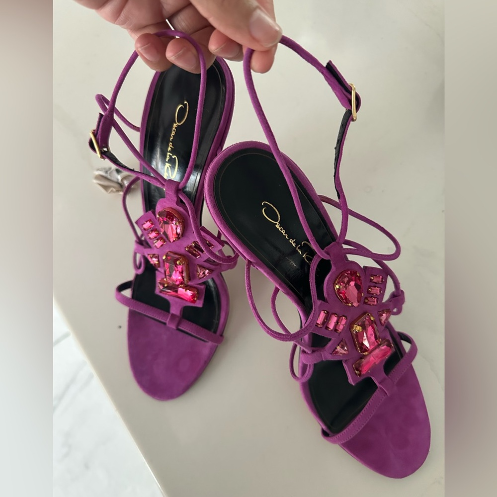 Oscar de la Renta Jeweles Sandals
